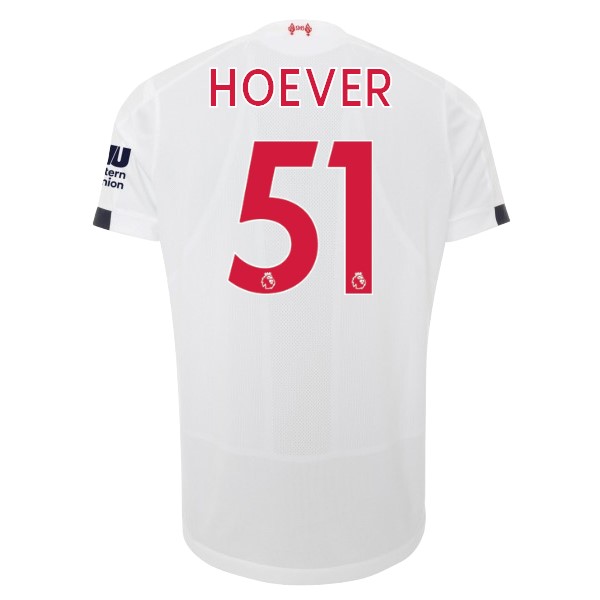 Camiseta Liverpool NO.51 Hoever Replica Segunda Ropa 2019/20 Blanco